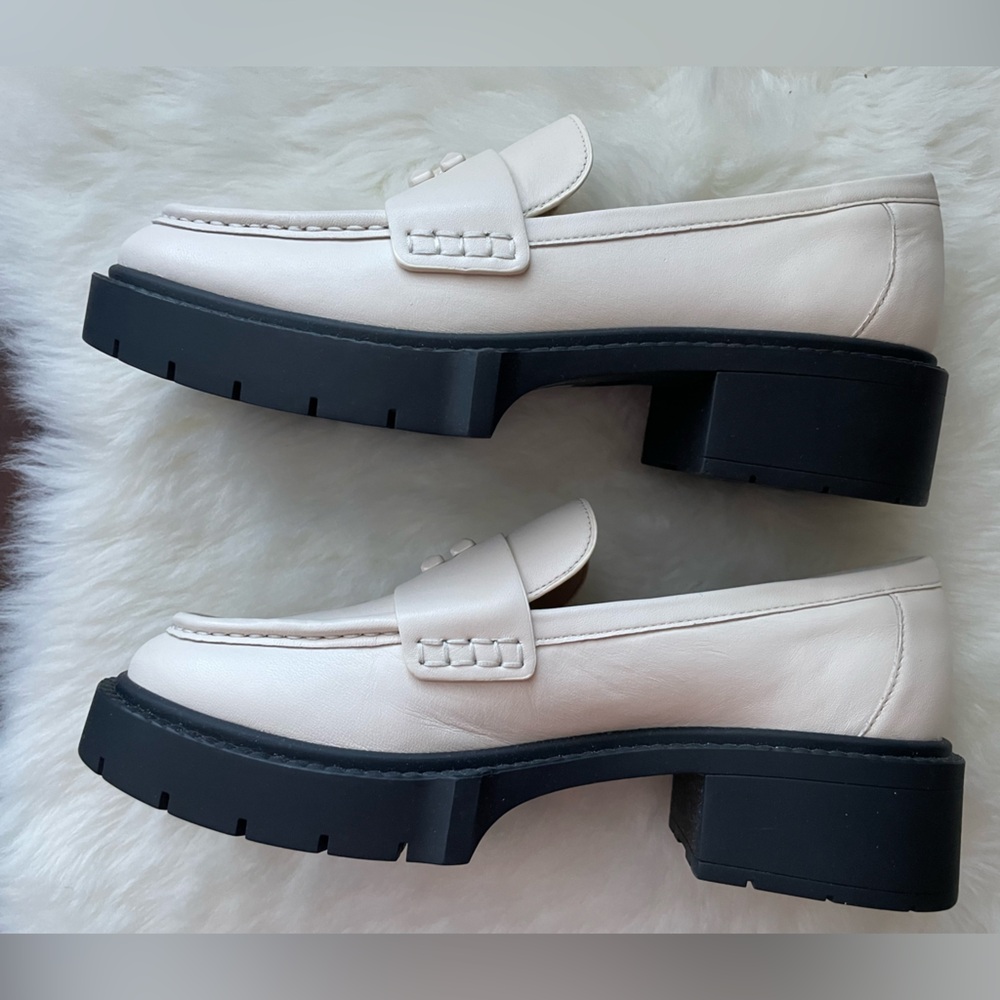 New! Coach Off-White Loafers - Picture 6 of 9